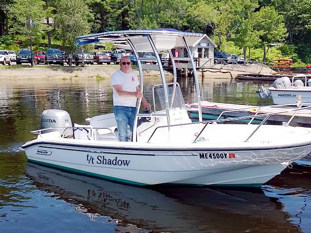 1999 Boston Whaler Dauntless 16' with a SG300 boat t-top, photo 1 of 12