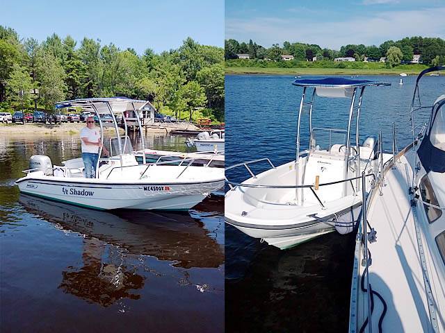 1999 Boston Whaler Dauntless 16' with a SG300 boat t-top, photo 3 of 12