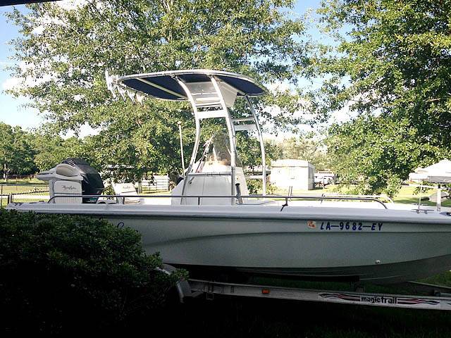 1999 Fishmaster with a SG300 boat t-top, photo 1 of 12