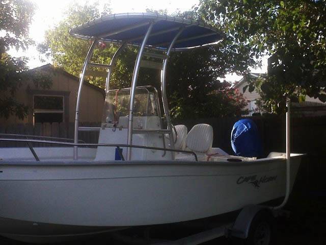 2000 Cape Horn CC with a SG300 boat t-top