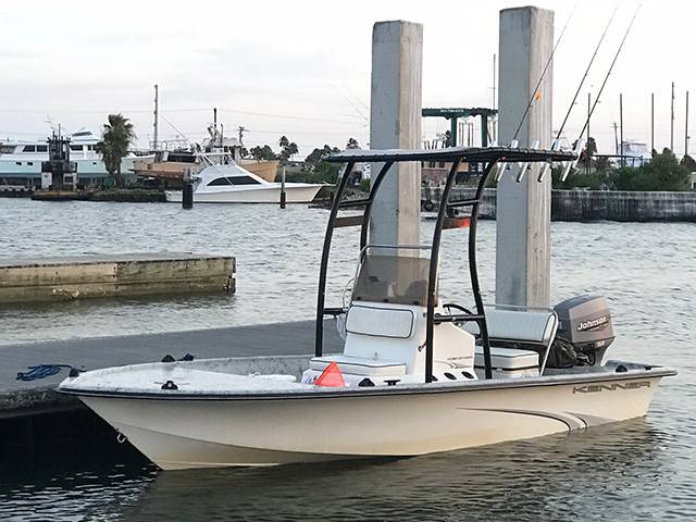 2000 Kenner 180 with a SG300 boat t-top, photo 1 of 2