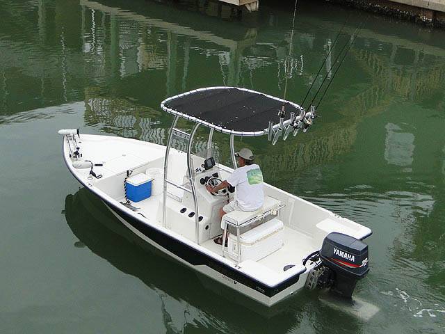 2000 Pathfinder 1806 with a SG300 boat t-top, photo 3 of 6