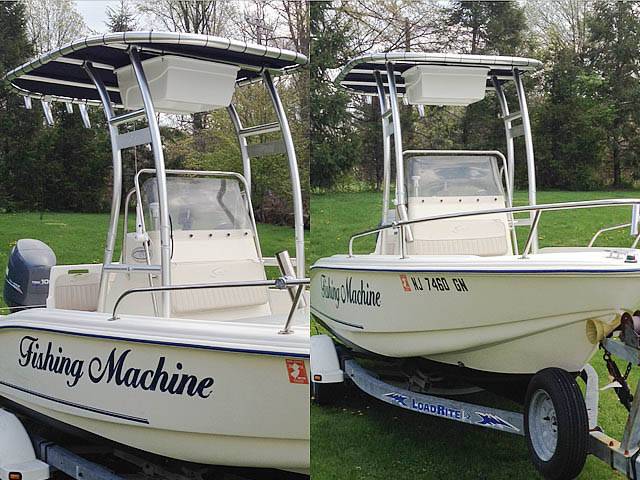 2000 Scout Sportfish 15' with a SG300 boat t-top