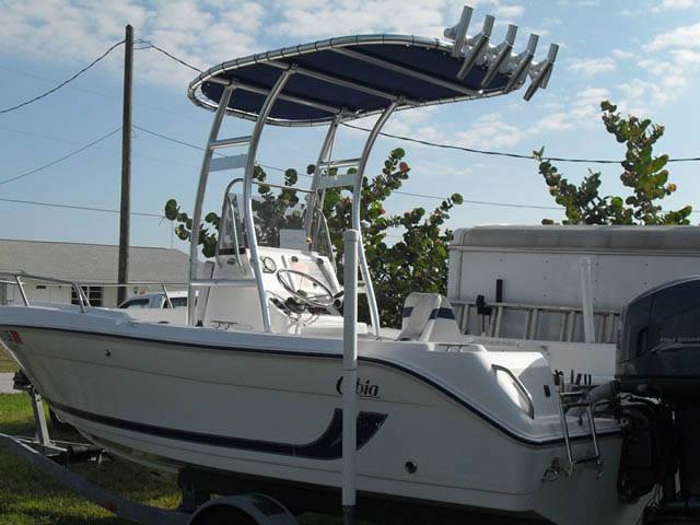 2001 Cobia with a SG300 boat t-top, photo 2 of 3