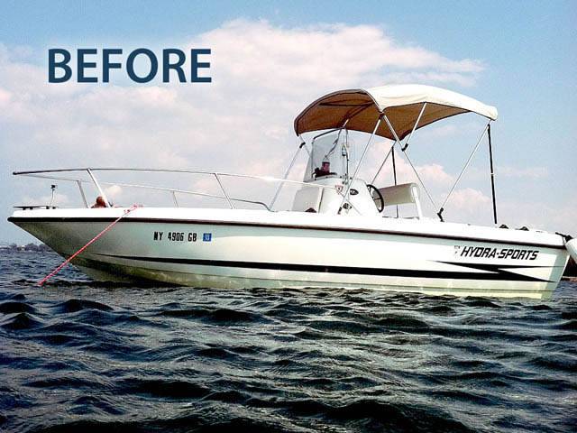 2001 Hydra-Sports 20 LTS with a SG300 boat t-top, photo 2 of 4