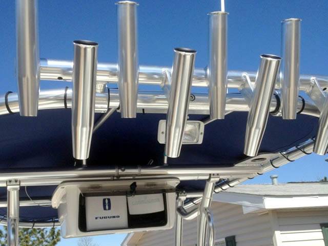 2002 Bombardier Fish Hawk 23' with a SG600 boat t-top, photo 3 of 5