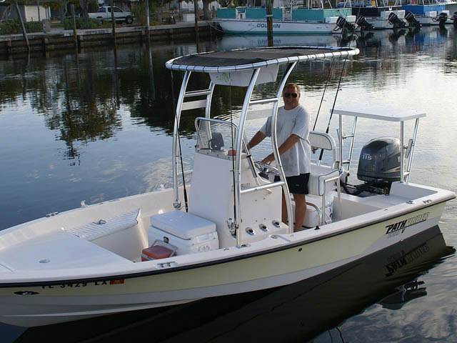 2002 Pathfinder 1900V with a SG300 boat t-top