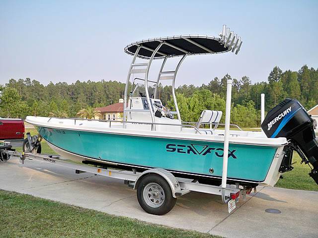 2002 Sea Fox Bayfisher with a SG300 boat t-top, photo 1 of 4