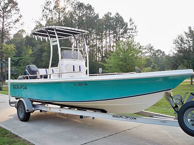 2002 Sea Fox Bayfisher with a SG300 boat t-top, photo 3 of 4
