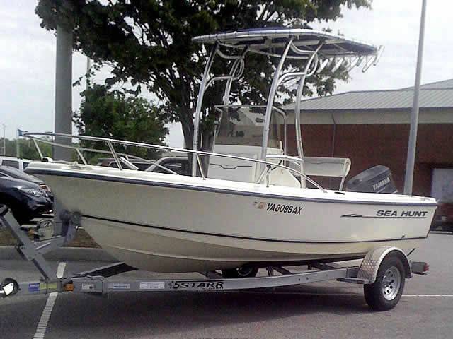 2002 Triton Sea Hunt with a SG600 boat t-top, photo 2 of 2