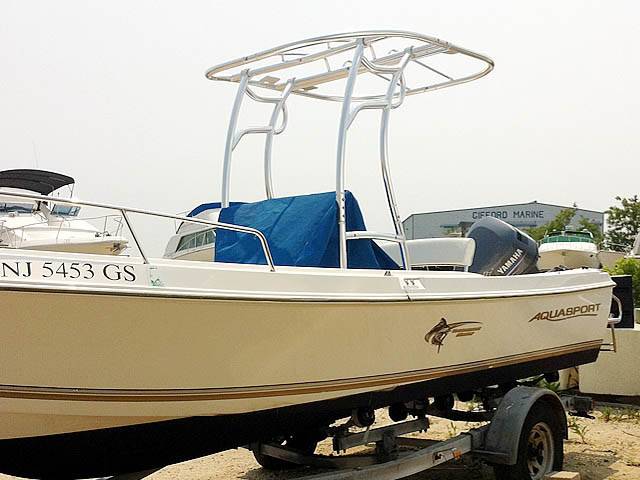 2003 Aquasport 200 Osprey with a SG600 boat t-top, photo 3 of 6