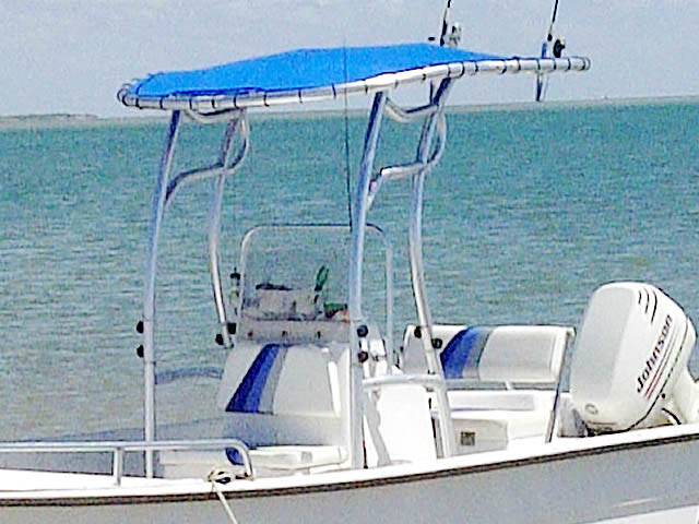 2003 Carolina Skiff 2180 DLX with a SG600 boat t-top, photo 3 of 3