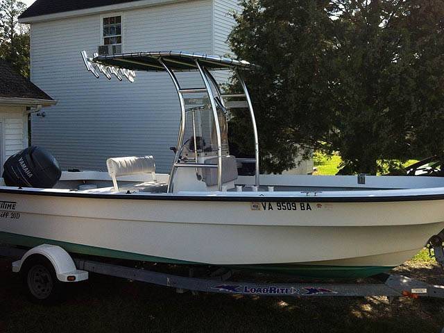 2003 Maritime Skiff 20D with a SG300 boat t-top, photo 3 of 12