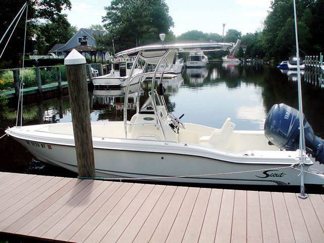 2003 Scout 185 with a SG600 boat t-top, photo 2 of 3