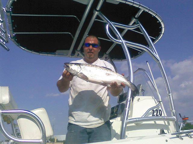 2004 Angler 220 CC with a SG600 boat t-top, photo 2 of 2