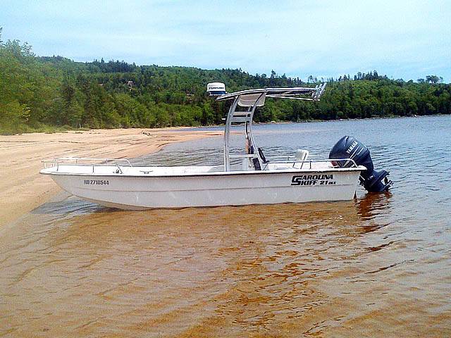 2004 Carolina Skiff 21 DLX with a SG300 boat t-top, photo 3 of 7