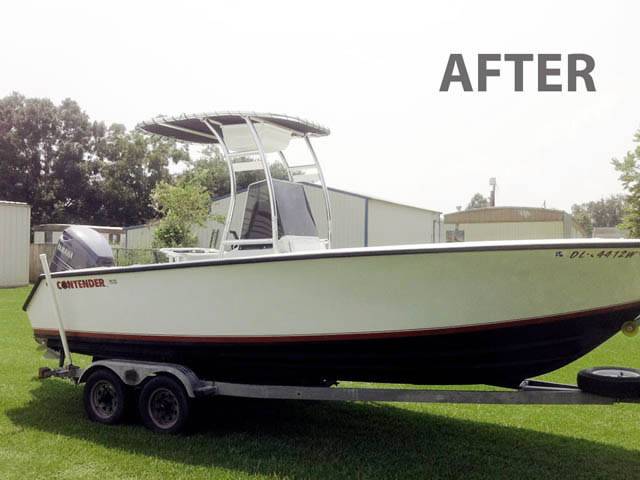 2004 Contender with a SG300 boat t-top, photo 1 of 2