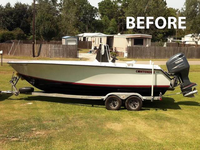 2004 Contender with a SG300 boat t-top, photo 2 of 2