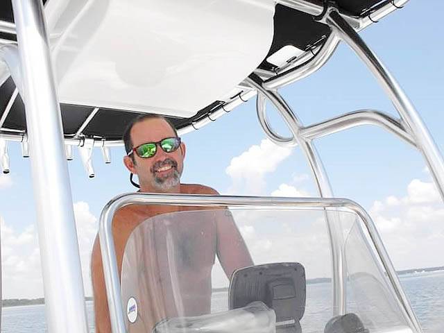 2004 Sea Pro 21' with a SG600 boat t-top, photo 2 of 3