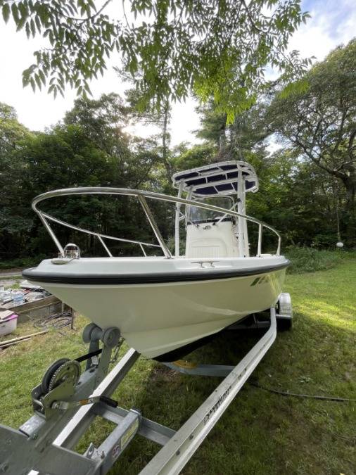 2005 Boston Whaler Nantucket 190 with a SG900 boat t-top, photo 3 of 5