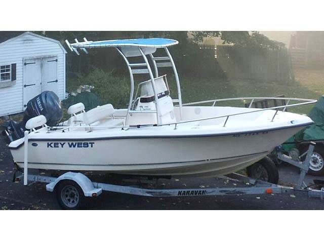 2005 Key West 186 CC with a SG300 boat t-top, photo 1 of 2