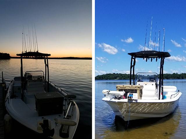 2005 Sea Pro sv1900cc with a SG600 boat t-top, photo 3 of 3
