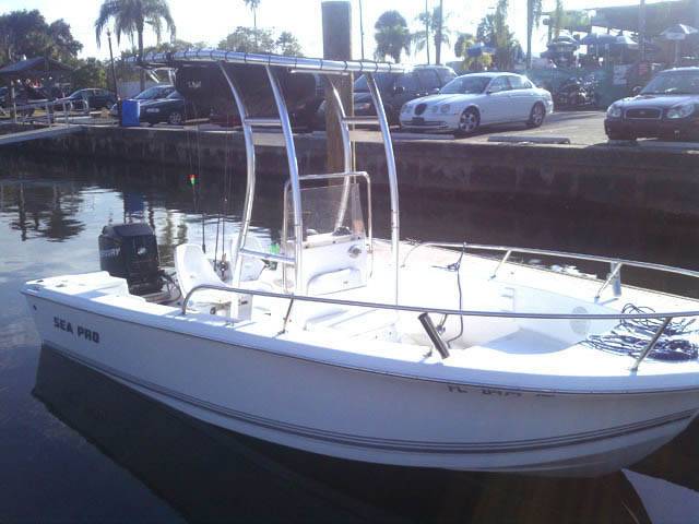 2006 Sea Pro with a SG300 boat t-top, photo 1 of 3