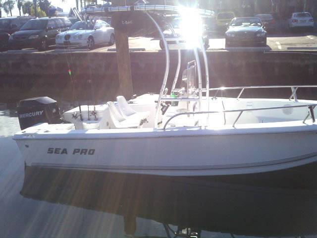 2006 Sea Pro with a SG300 boat t-top, photo 2 of 3