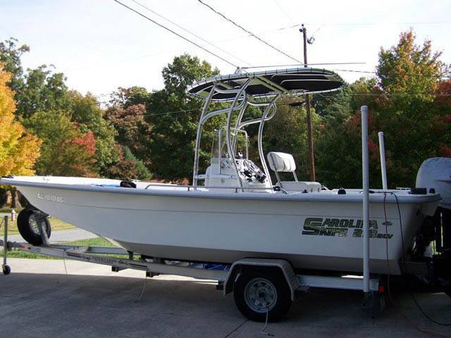 2007 Carolina Skiff 218DLV with a SG600 boat t-top, photo 1 of 3