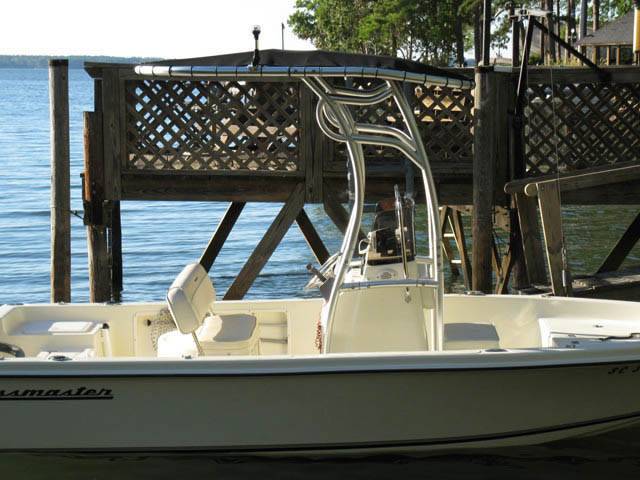 2007 Glasmaster 180cc with a SG600 boat t-top, photo 2 of 3