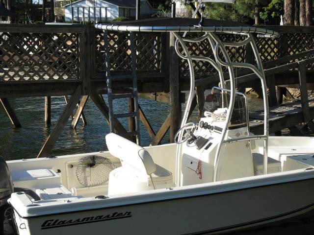 2007 Glasmaster 180cc with a SG600 boat t-top, photo 3 of 3