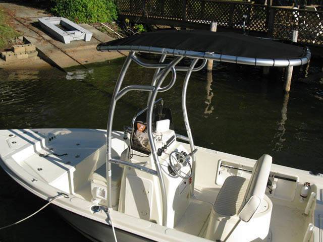 2007 Glasmaster 180cc with a SG600 boat t-top, photo 1 of 3