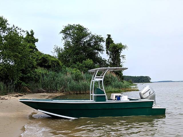 2007 Homemade Tunnel Hull with a SG300 boat t-top, photo 1 of 4