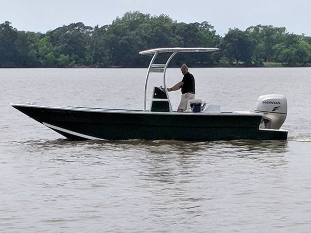 2007 Homemade Tunnel Hull with a SG300 boat t-top, photo 3 of 4