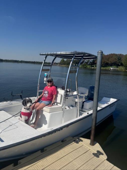 2007 Key Largo 1996 with a SG300 boat t-top, photo 3 of 4