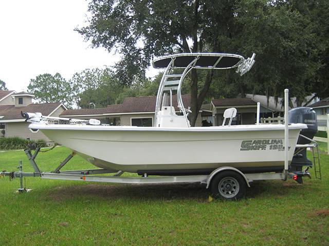 2008 Carolina Skiff 198 DLV with a SG300 boat t-top, photo 1 of 4