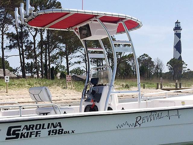 2008 Carolina Skiff with a SG300 boat t-top, photo 2 of 3