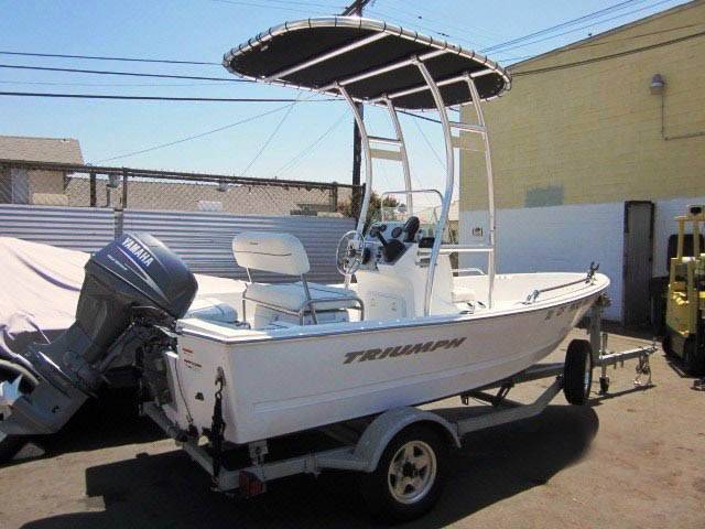 2008 Triumph 150cc with a SG300 boat t-top