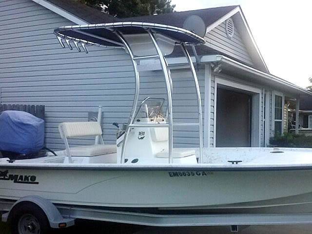 2010 Mako 181 Bayshark with a SG300 boat t-top, photo 1 of 4