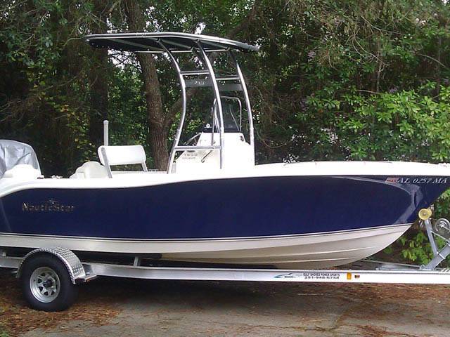 2010 NauticStar Offshore 19' with a SG300 boat t-top