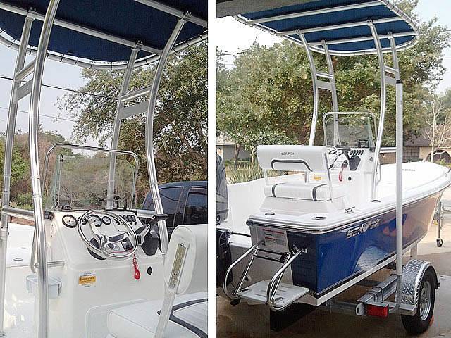 2011 Sea Fox 17' with a SG300 boat t-top