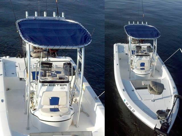 2011 Skeeter with a SG300 boat t-top
