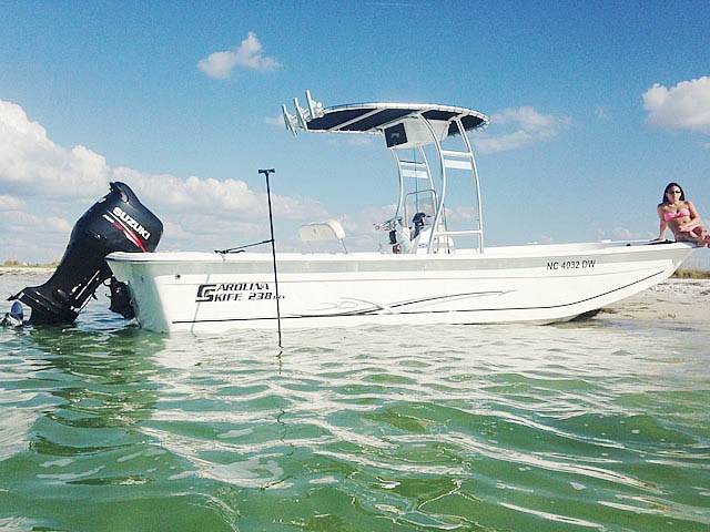2012 Carolina Skiff 238DLV with a SG300 boat t-top, photo 2 of 10