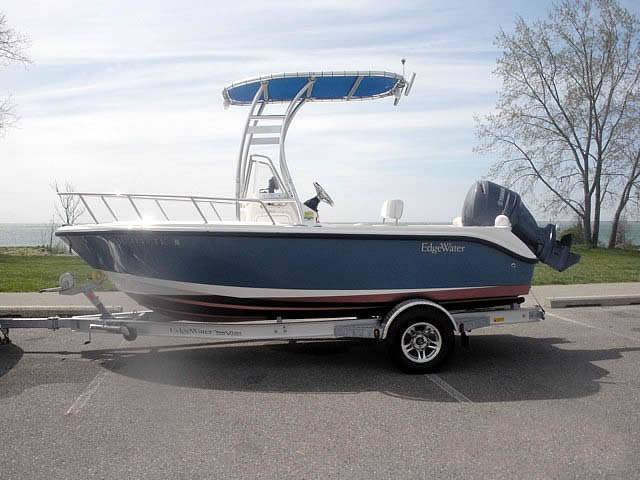 2012 EdgeWater 170CC with a SG300 boat t-top, photo 1 of 5