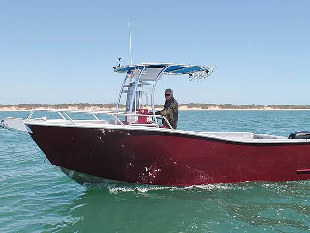 2014 BBB Marine Custom Plate Aluminium SF700 Console with a SG300 boat t-top, photo 2 of 6