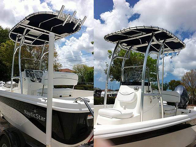 2014 NauticStar 1810 Bay with a SG600 boat t-top, photo 1 of 6