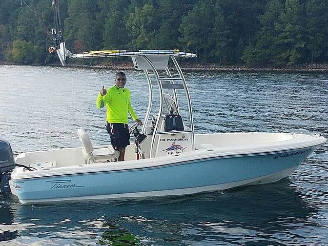 2014 Pioneer 180 Sportfish with a SG300 boat t-top, photo 3 of 7