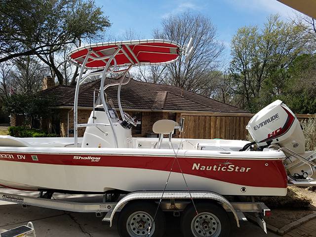 2015 NauticStar Shallow Bay 214 xts with a SG600 boat t-top, photo 3 of 4