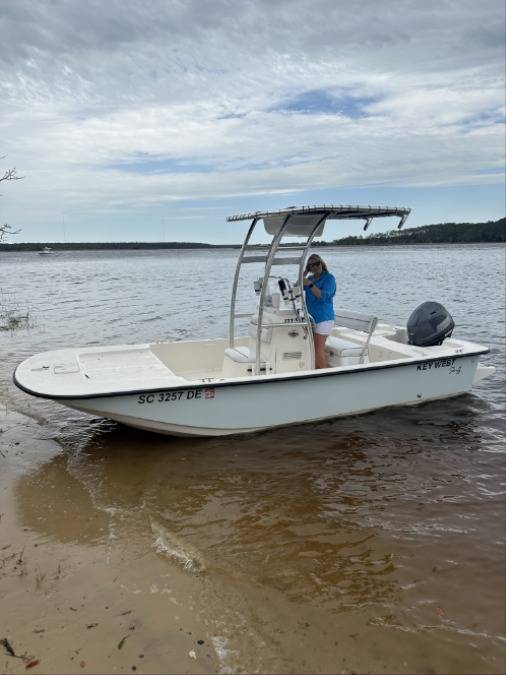 2016 Key West Skiff with a SG300 boat t-top, photo 2 of 4