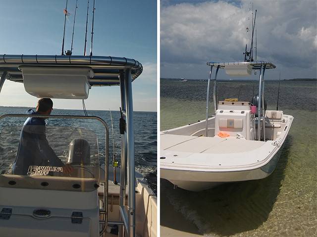 2017 Carolina Skiff 218 dlv with a SG300 boat t-top, photo 2 of 2